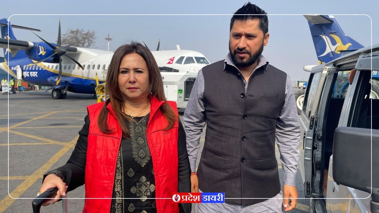 कास्की पुगे रवि लामिछाने